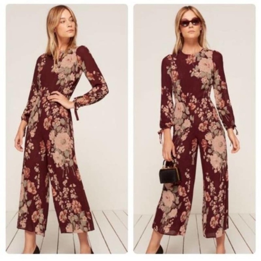 Reformation Missy Ava Wide Leg Jumpsuit Size 2